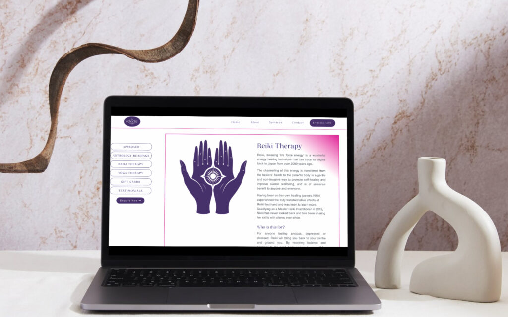 custom WordPress website design - SR Design